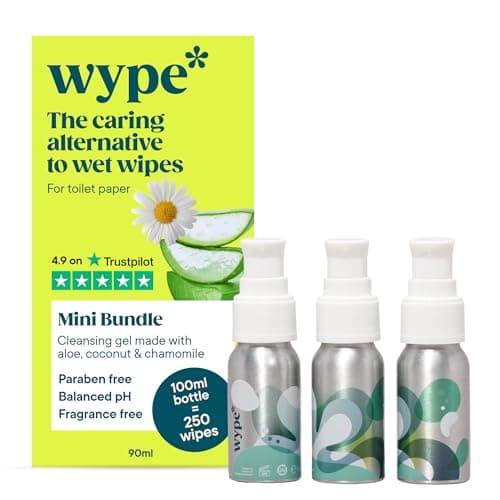 Wype On The Go Bundle - Toilet Roll Gel - 3 x 30ml