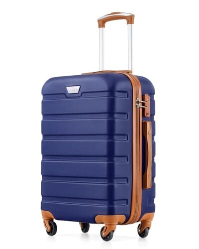 COOLIFE 20 Inch Carry On Suitcase for EasyJet, ABS+PC, Hardshell, Durable