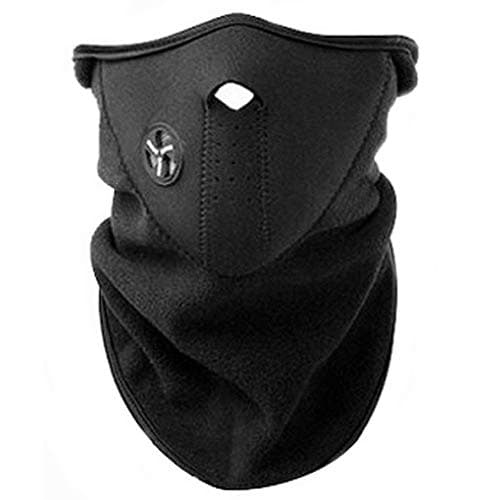 AKORD Neoprene Neck Face Mask Veil Sport Motorcycle Ski, Black, Size Fits All