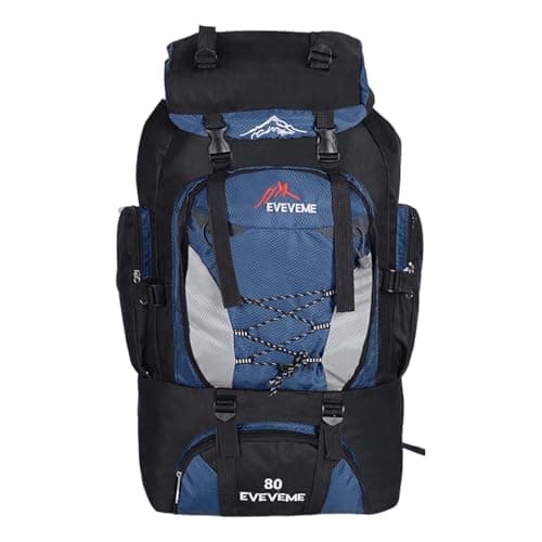 Hiking Backpack 90L Rucksack for Men & Women Waterproof Travelling Large Trekking Bags Outdoor Daypack Hiking BackpackLightweight with Waist Strap Durable Camping Backpack for Outdoor Adventures
