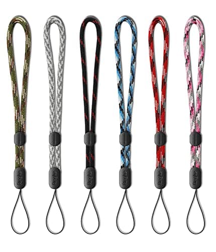 Ringke Phone Paracord Wrist Strap, Assorted Colors (6 Pack)
