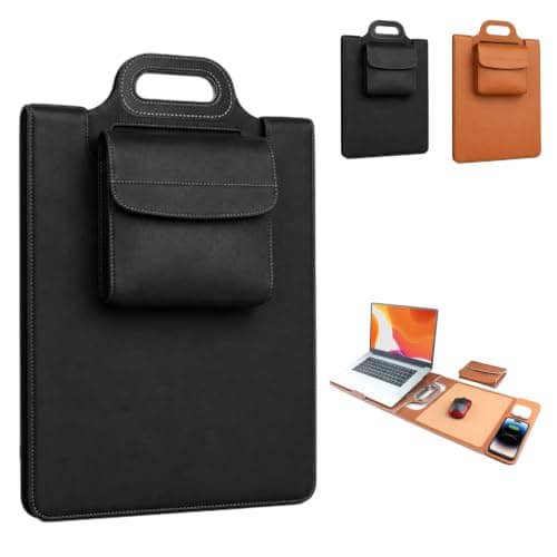 Wireless Charging Laptop Bag with Built-In Multi-device Charger,Black