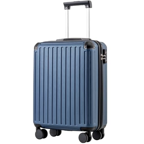 COOLIFE Cabin Suitcase 55x40x20 EasyJet Ryanair PC+ABS Hard Shell, TSA Lock