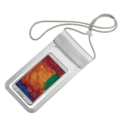 Baitoo Waterproof Phone Pouch,Waterproof Phone Case Reliable Roll Top iphone Dry Pouch Holder for iphone 14 Plus/14 Pro Max/13 Max/12 Pro Max/11 Pro Max/Xs Max to 6.9" for Swimming Kayaking(Silver)