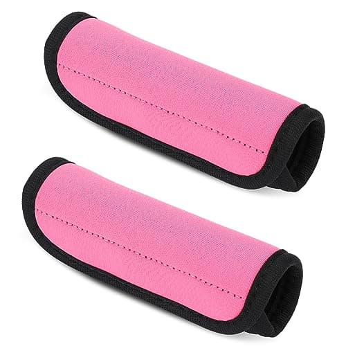 2 Pack Luggage Handle Wrap, Bright Color Luggage Handle Wraps Comfortable Neoprene Suitcase Identifiers Tags Luggage Makers Covers Strap Travel Accessories for Easy Identifying