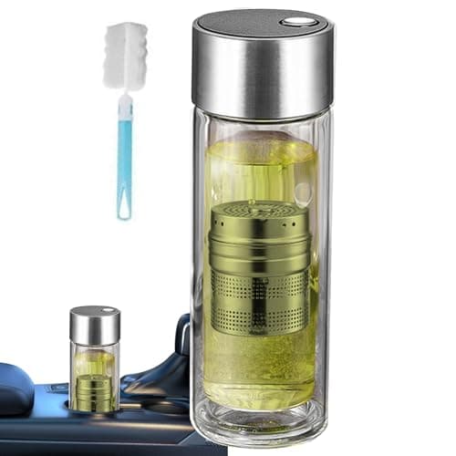 Glass Tea Bottle Portable Tea Infuser 400 ml