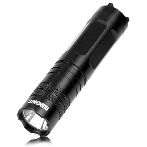 Duronic LED Torch Flashlight Super Bright RFL131AA Compact Charger Cable with UK EU & US Plug Adapters