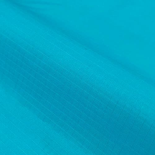Ripstop Fabric - 60 Inch Wide - Lightweight Waterproof & Tear Resistant Nylon for Outdoor, Tent, Kite, Camping, Clothing, Bagmaking (Turquoise, 1 Metre)