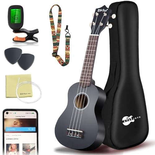 Soprano Ukulele Beginner Kit 21 Inch with Free Online Lesson Fast to Learn