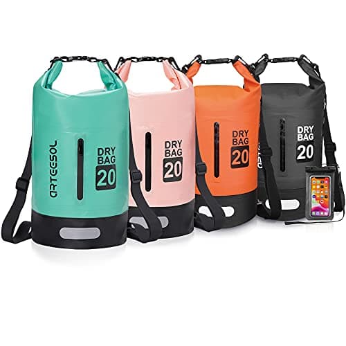 Blackace arteesol Waterproof Dry Bag 5L 10L 20L 30L Waterproof Bag with Long Adjustable Handle for Kayaking Boat Excursion Canoe/Fishing/Rafting/Swimming/Snowboarding