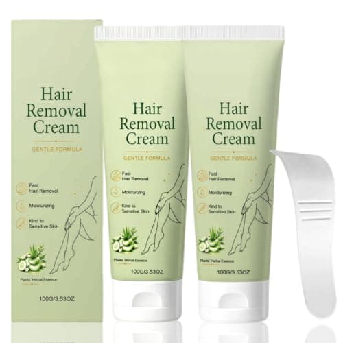 Lumivona Natural Gentle Hair Removal Cream, Lumivona Hair Removal Cream for Women Men, Hair Removal Creams for Arms, Legs, Underarms, Moisturizing & Soothing Formula, Gentle On Sensitive Skin (2)