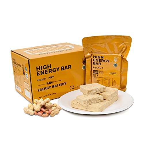 Peanut Flavour High Energy Biscuits, Emergency Food, 12 Pack, 6840 Kcal