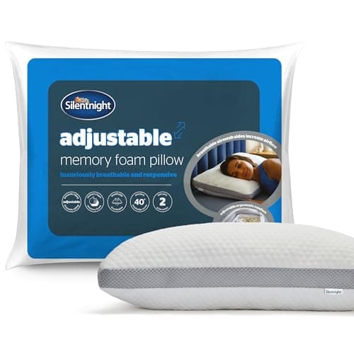 Silentnight Adjustable Memory Foam Pillow, All Sleeping Positions
