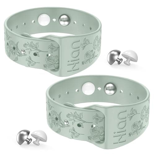 Motion Sickness Bands/Adjustable Acupressure Wristbands/Relief Waterproof Band for Nausea Morning Sickness,Motion Sickness(1Pair-Beryl)-Sunflower