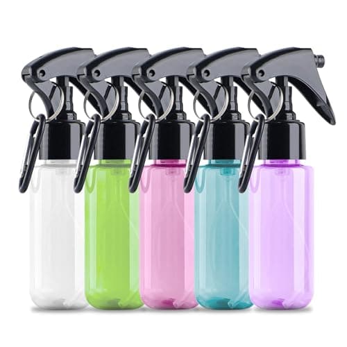TANSHINE Mini Fine Mist Spray Bottle 50ml 5 Pack