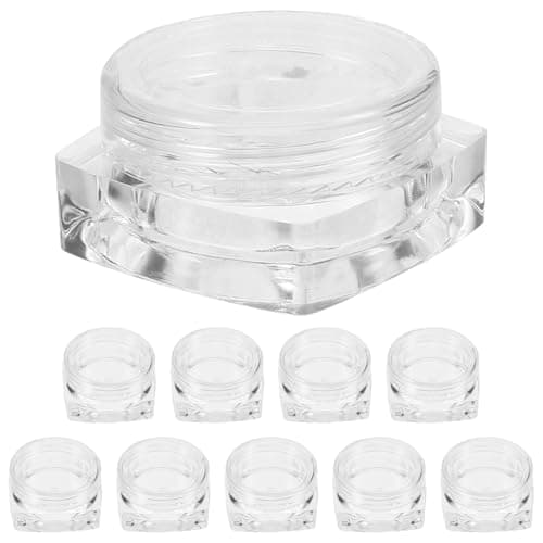 10 Pack 3g Ps Cream Jars Travel Size Compact Containers
