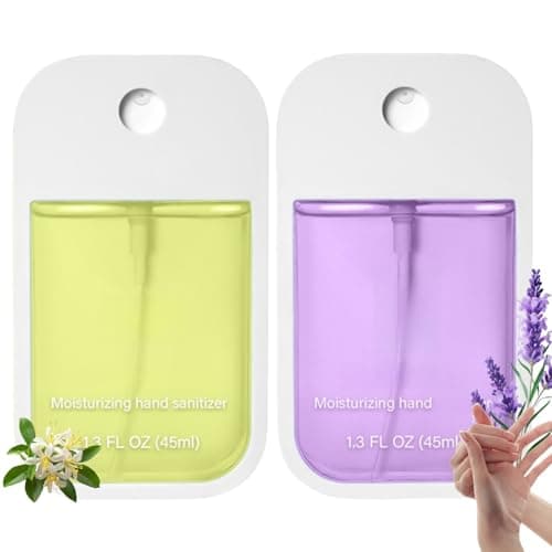 2PCS Mist Hydrating Hand Sanitize/r Spray for Adults,Hand Sani/tiser Spray,Ha/nd S/anitiser Mini,Spra/y Han/d Saniti/ser,Travel H/and Saniti/ser Spra/y(Vanilla + Lavender)