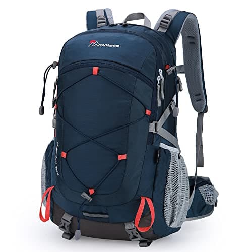 MOUNTAINTOP 40L Hiking Backpack Water Resistant Trekking Rucksack Unisex