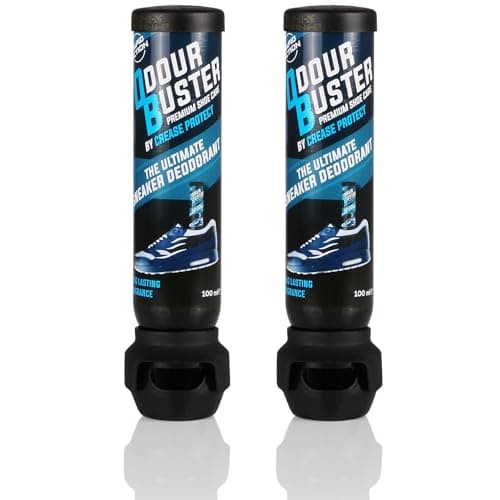 Odour Buster Shoe Deodoriser Spray - Eliminates Trainer & Shoe Odours - Perfect for Football Boots & Smelly Shoes - Anti Odour Freshener (1 count (Pack of 2))