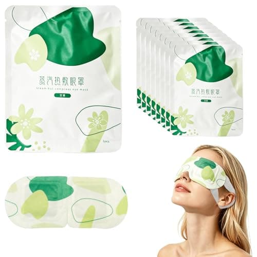 Steam Eye Mask 20 Packs Self Heating Eye Mask Disposable, Sleep Patches For Adults, Heated For Dry Eyes Warm Compress, Relaxation Travel Gifts For Students Birthday