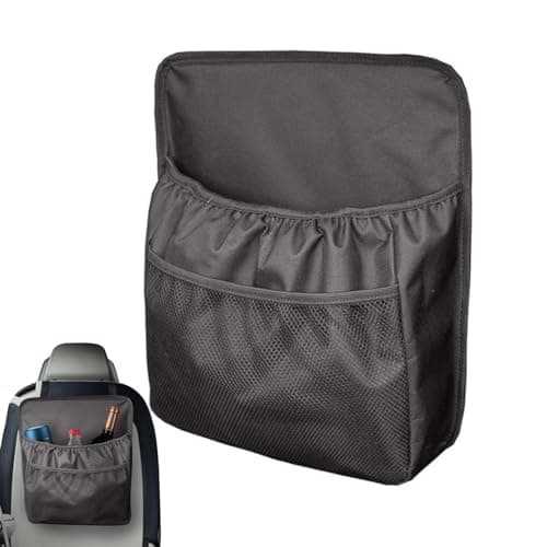 Car Seat Back Organizer | Tissue Box Back Seat Car Organizer Attachment,Car Storage Organizers Waterproof Travel Tidy Pouch Pocket, Holds Phones, Sunglasses, Phones