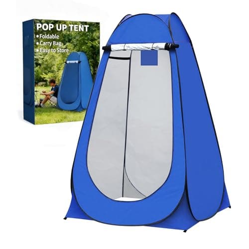 Denny International® Pop-Up Changing Tent Camping Outdoor Portable Shower Toilet Changing Room Tent with Good Ventilation Easy to Put Up and Take Down