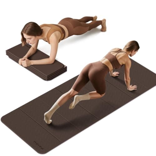 PAIDU Foldable Yoga Mat 10MM Thick SGS Certified TPE 190x66cm Portable
