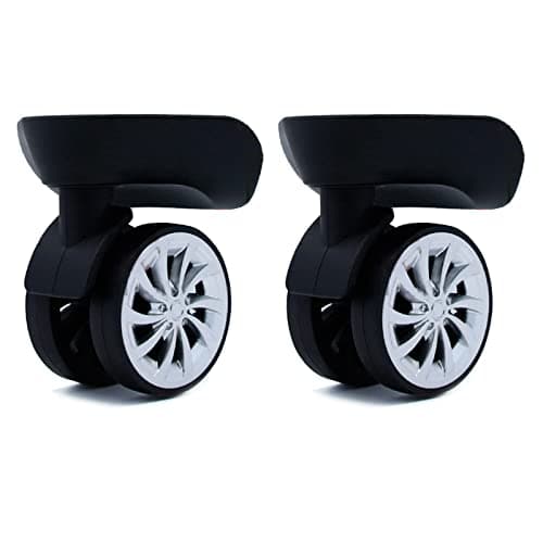 Replacement Luggage Wheels Portable A57 Suitcase Wheels Luggage Swivel Trolley Case Luggage Wheel For Repair Replacement Luggage Swivel A57 Trolley Case Luggage Wheel Replacement Part For Most