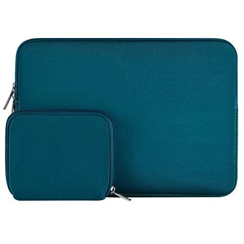 MOSISO 13 inch Laptop Case Neoprene Sleeve with Small Bag,Deep Teal