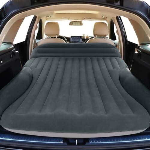 Ciremiv Car Bed with Pump, Car Mattress with Double Side Flocking