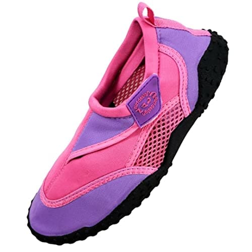 GEEZY Aqua Water Shoes for Women Beach Surfing Holidays - Pink, UK Adult 6