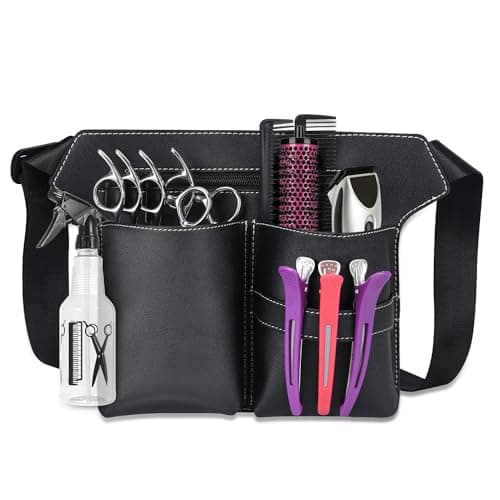 Noverlife Hairdresser Scissor Bag, Barber Waist Pouch for Hair Salon