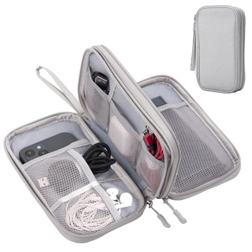 Arae Travel Essentials Electronic Organizer Double Layer - Gray, S