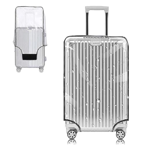 Yotako Clear PVC Suitcase Cover 32 Inch XXL Large Luggage Protector Cover