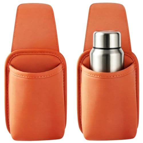 Car Door Cup Holder, PU Leather Wide-mouth Organizer for Drinks & Phone