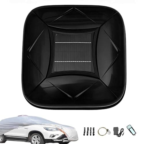 Automatic Car Cover with Remote Control, Solar Charging, Anti-Theft Alarm, UV Sun Protection, Waterproof for Outdoor Travel Use