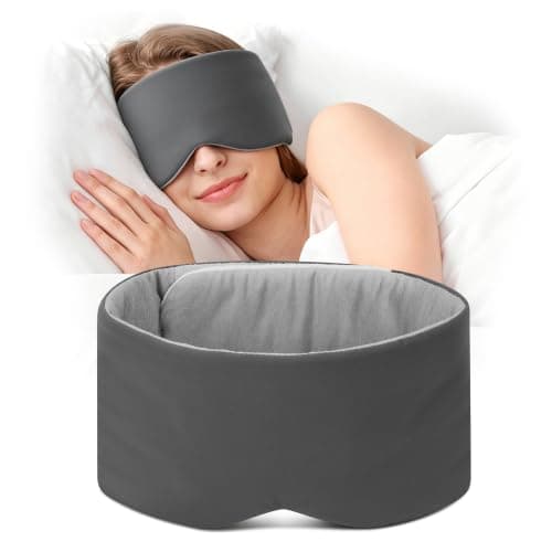 iMaMa Weighted Blackout Sleep Mask, Cooling Eye Mask for Sleep & Travel