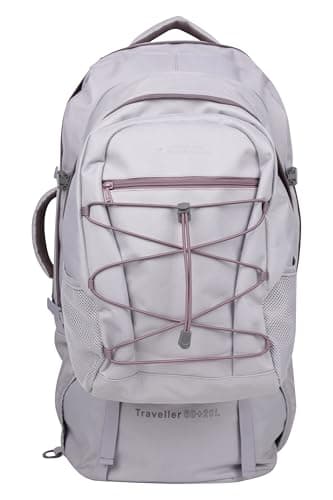 Mountain Warehouse Traveller 60L + 20L Travel Backpack Lilac RWF