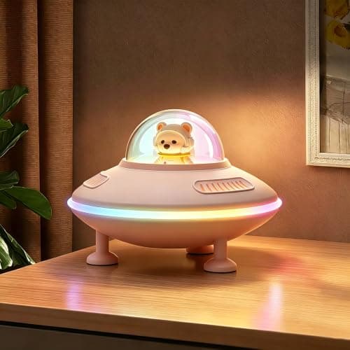 Caulikine Bluetooth Speaker Gifts for Girls Night Light