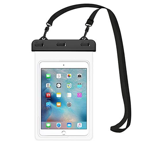 MoKo Waterproof Tablet Case, IPX8, up to 8.3 Inches, Clear