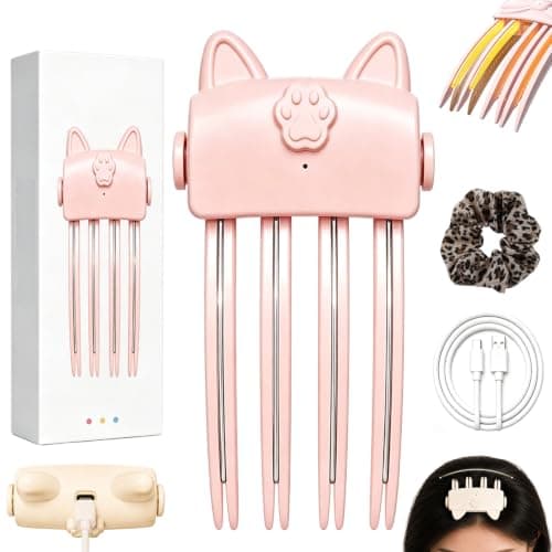 Wireless Heated Volumizing Root Lift Clip,Hair Volume Tool (B)