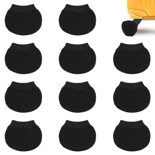 OLYCRAFT 16 Pack Luggage Wheel Cover Socks Suitcase Wheel Protector Cover Nylon Wheel Protectors Socks Dustproof Universal Wheel Protectors for Suitcase Prevents Floor Bed Dirt