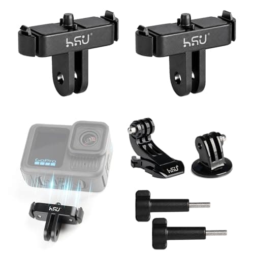 HSU Magnetic Latch Mount Adapter for GoPro Mission 1 Pro and Hero 13 Black
