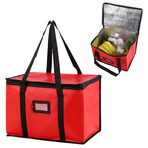 Food Delivery Bag, 70L Insulated Thermal Bag 52 * 35 * 39 CM