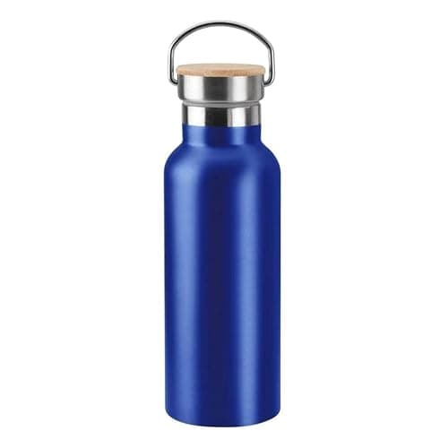 Inspire Your Active Lifestyle: 500ml Stainless Steel Sports Water Bottles with Bamboo Lids - Perfect for Gym, School, Health, Hiking, Walking - Keeps Drinks Hot or Cold