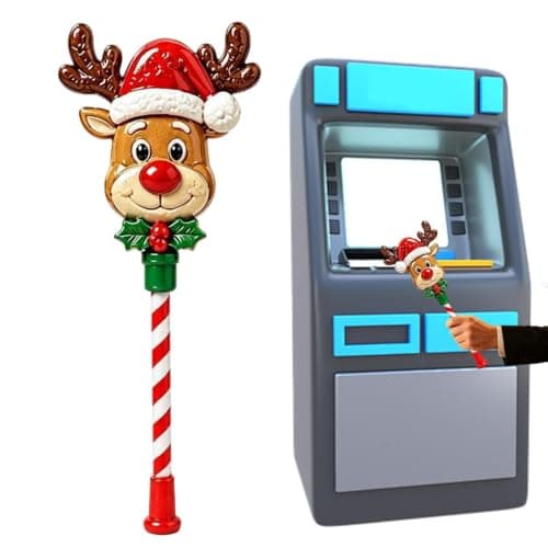 Christmas Payment Card Wand,Tap to Pay Snowman Holder,Holiday Shopping