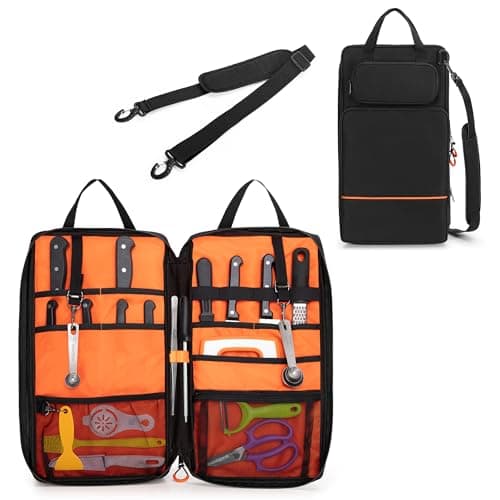 Damero 600D Oxford Knife Bag with 9 Slots(Up to 18'')