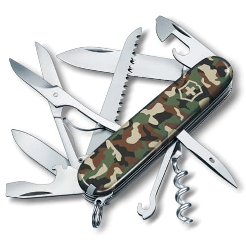Victorinox Huntsman Swiss Army Knife - Multitool 15 Functions Camouflage
