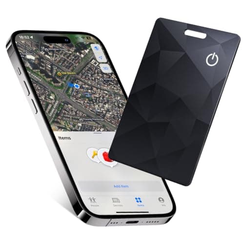 Hauibela Smart Slim Card Wallet Tracker Wireless Rechargeable (iOS Only)
