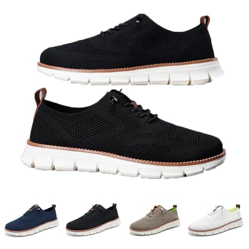 Mens Wearbreeze Shoes, Breeze - Comfortable and Stylish Footwear, Urban - Ultra Comfortable Shoes (Black, Adult, Men, 12.5, Numeric, UK Footwear Size System, Wide)